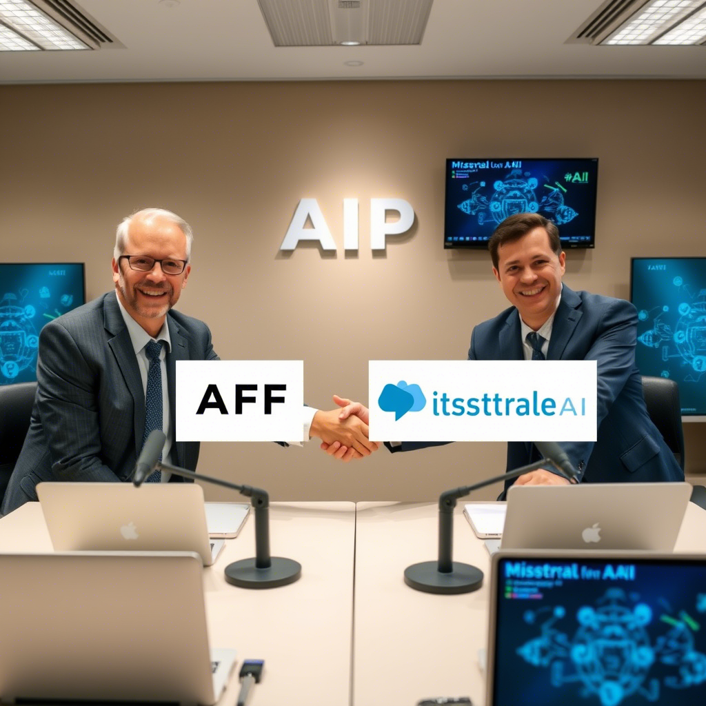 6caaf792-9664-4a44-92fb-36b7adb72a16 Accord Historique entre l'AFP et Mistral AI : Une Nouvelle Ère pour l'Intelligence Artificielle Européenne