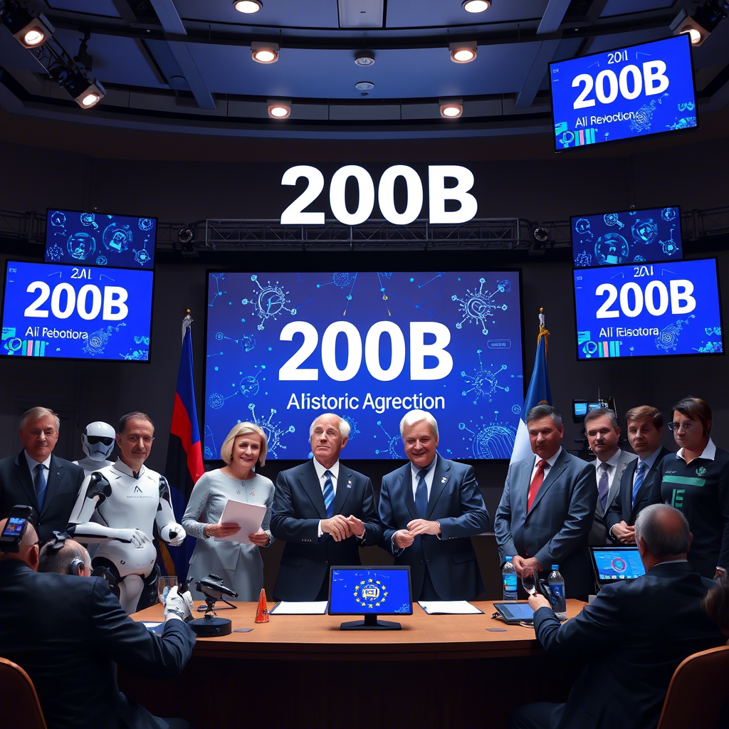 a00fc2a3-94ed-4ff5-babb-9c7b41778ff2 Intelligence Artificielle : L'UE Lance un Investissement Historique de 200 Milliards d'Euros