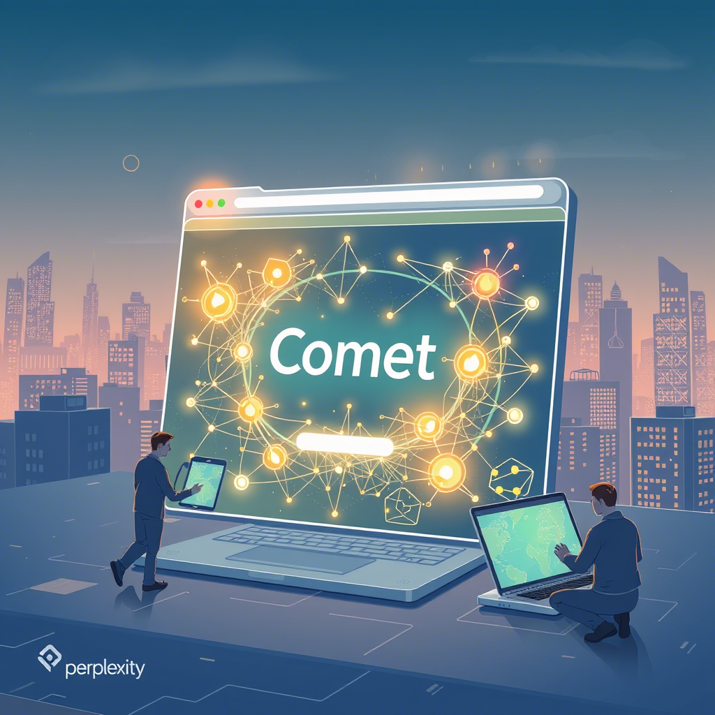 d51a7913-3280-4b6c-8575-5556783515e5 Perplexity lance Comet : un navigateur web IA pour rivaliser avec Google Chrome
