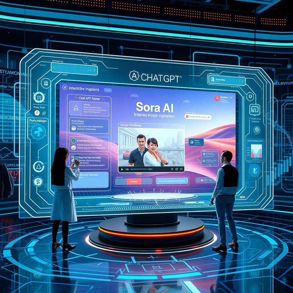 7dae4977-d23e-4b16-b798-ad6a6f3c8249 Sora intégré à ChatGPT : OpenAI révolutionne la génération de vidéos IA