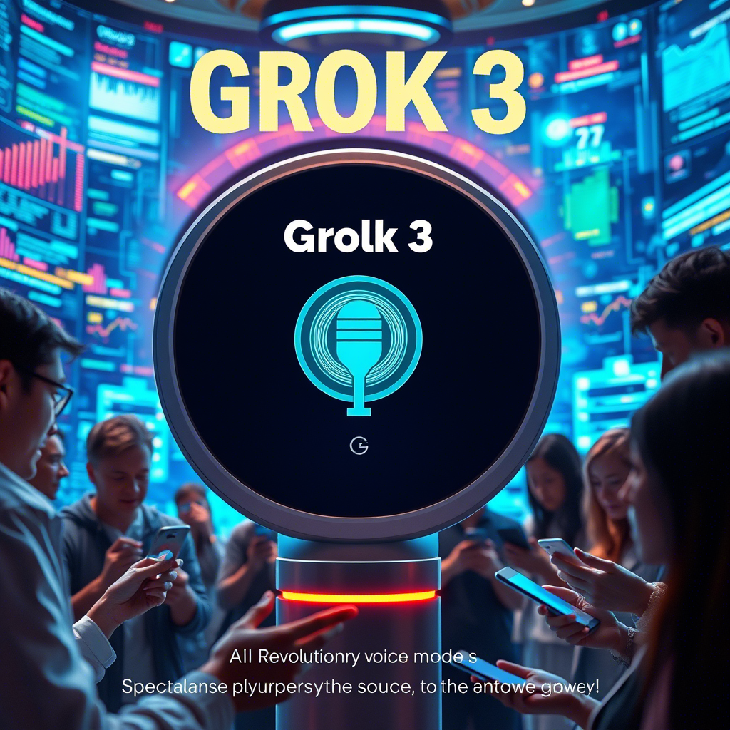 b5127177-9e1c-4114-9d85-76dc24383c1e Grok 3 : Le mode vocal révolutionnaire de xAI fait sensation