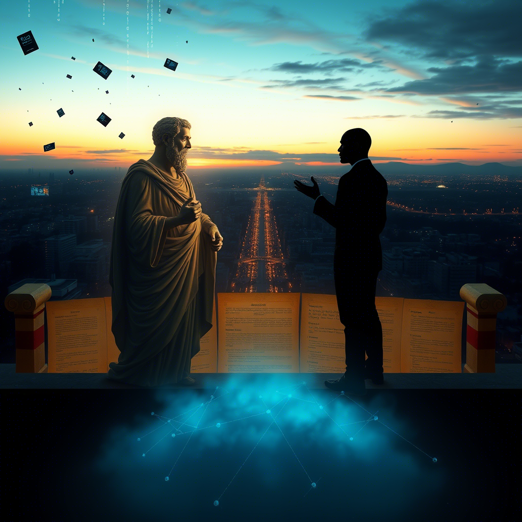 8d51e91e-0929-457d-89dc-6a9ce62d7822 L'Intelligence Artificielle du Futur : Un Dialogue Infini à la Manière de Platon ?