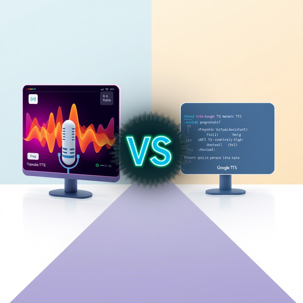 Topmediai TTS vs Google Text-to-Speech : lequel choisir pour vos voix off IA ?