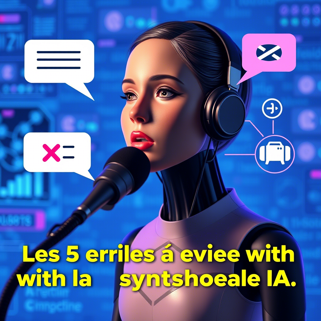  Les 5 erreurs à éviter avec la synthèse vocale IA (et comment les corriger pour un rendu naturel)