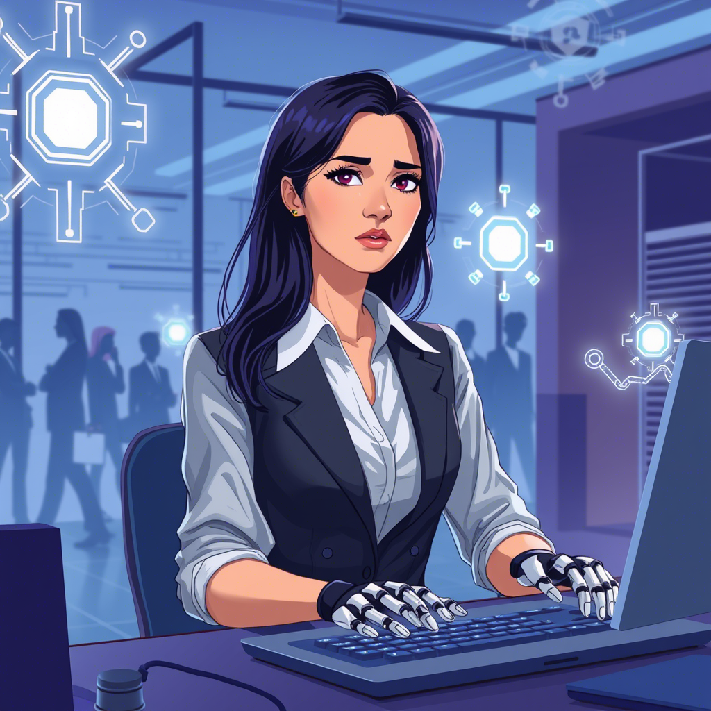 862c5cdb-bb05-4d5d-bbe5-7fe095c9d996 Femmes et intelligence artificielle : pourquoi l’IA générative menace davantage leurs emplois ?