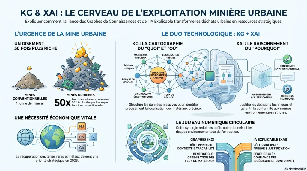 IA_pour_la_mine_urbaine-1024x572 L'Exploitation Minière Urbaine : Synergie entre Graphes de Connaissances et IA Explicable