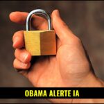 Barack Obama s'adressant à une foule, évoquant l'avenir et la réglementation de l'intelligence artificielle.