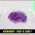 Illustration d'un cerveau humain connecté à un réseau neuronal d'intelligence artificielle, symbolisant la superintelligence.