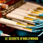 Acteur célèbre discutant de technologie et d'innovation dans un studio.