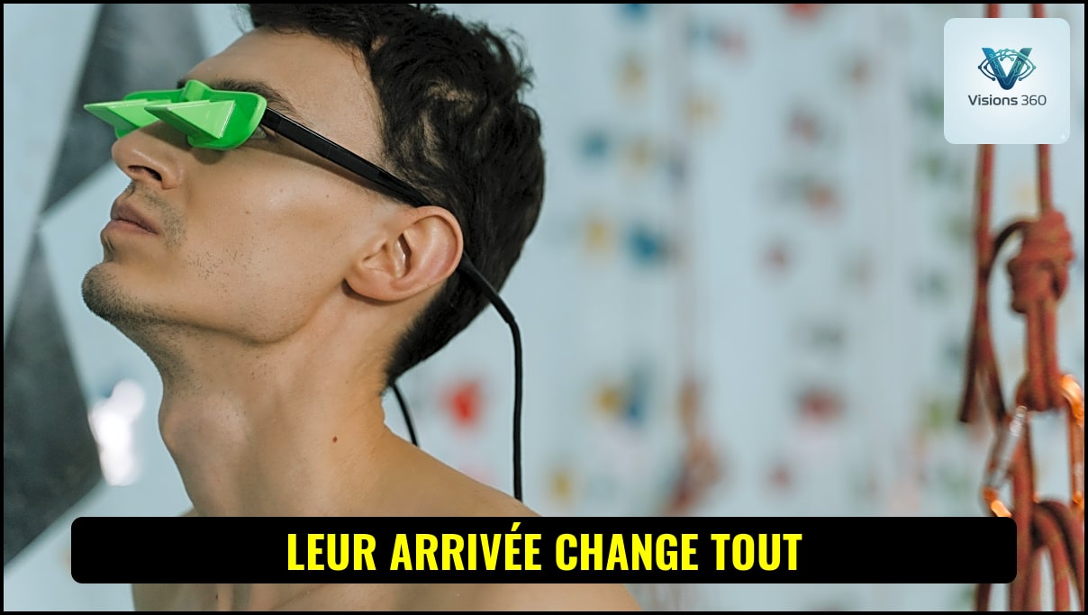 Paire de lunettes connectées Legato Frames posée sur une surface en bois