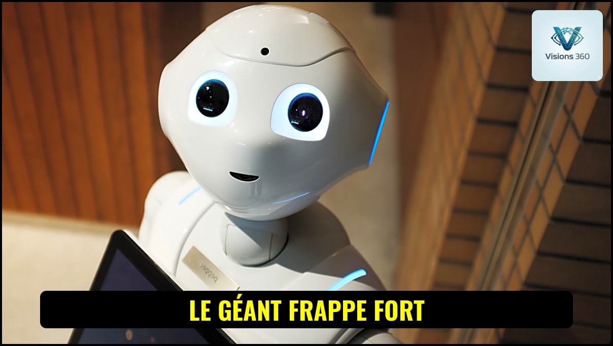 Écran affichant une intelligence artificielle conversationnelle
